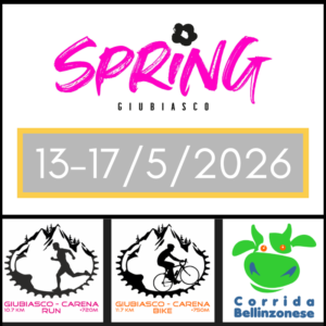 GIUBIASCO – Spring Giubiasco: 5 giorni di festa in Piazza Grande (gare run & bike, grigliate, concerti animazioni per bambini)